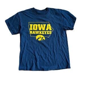 Black Iowa Hawkeyes Short Sleeve T-Shirt